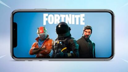 Fornite en iOS.