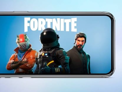 Fornite en iOS.