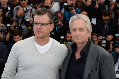 Matt Damon y Michael Douglas