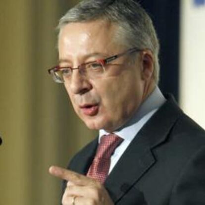 El ministro de Fomento, José Blanco, en el Fórum Europa.