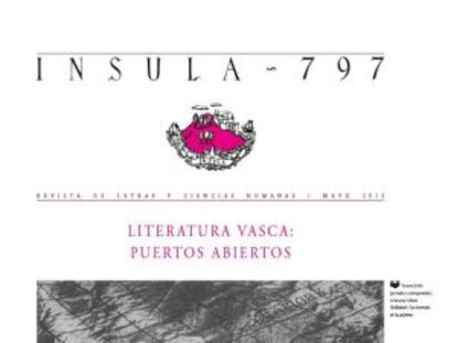 Portada del número de la revista 'Ínsula' dedicado a la literatura vasca.