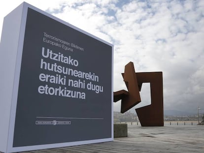 El pasado 29 de octubre, Urkullu presidió un acto de reconocimiento institucional a las víctimas del terrorismo.