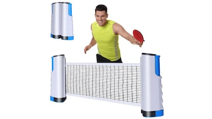 red ping pong retractil