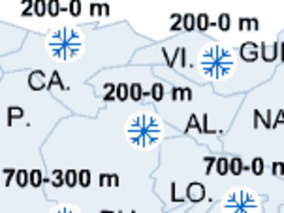 El temporal de nieve azota de lleno la península y obliga a cortar 31 puertos secundarios