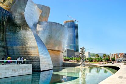 El Museo Guggenheim de Bilbao.