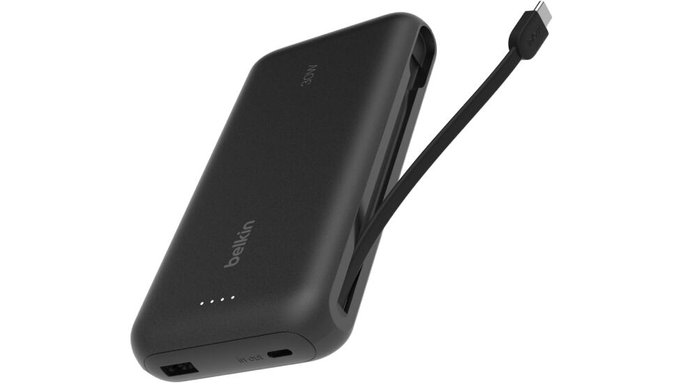 Batería externa de 20.000 mAh de Belkin.
