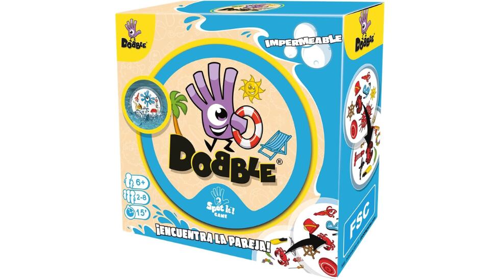 Vista del juego de mesa Dobble.