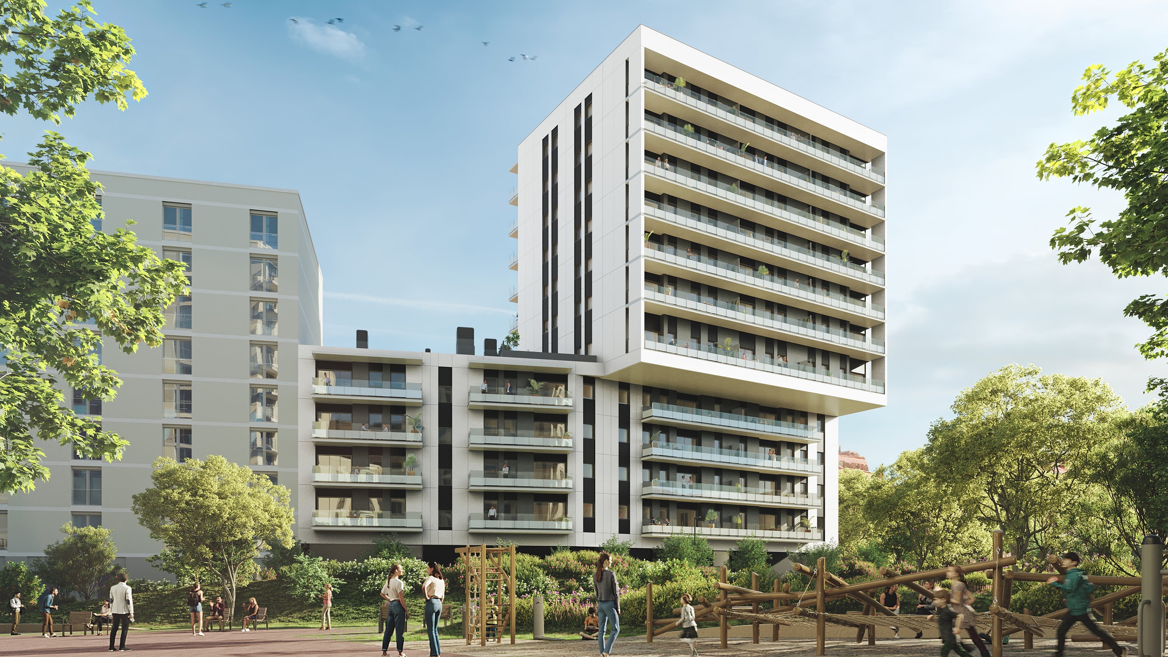 Viviendas entregadas de Neinor Homes en Esplugues De Llobregat.