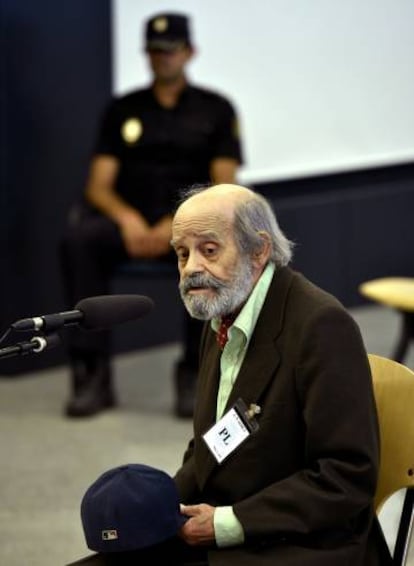 El antiguo presidente y fundador de la empresa de inversión en bienes tangibles Arte y Naturaleza, Guillermo García del Toro, durante el juicio en la Audiencia Nacional.