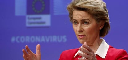 La presidenta de la Comisión Europea, Ursula von der Leyen.