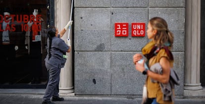 Tienda de Uniqlo en la Gran Vía de Madrid