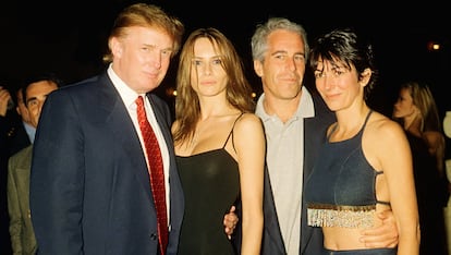 Melania Trump, Jeffrey Epstein y Ghislaine Maxwell