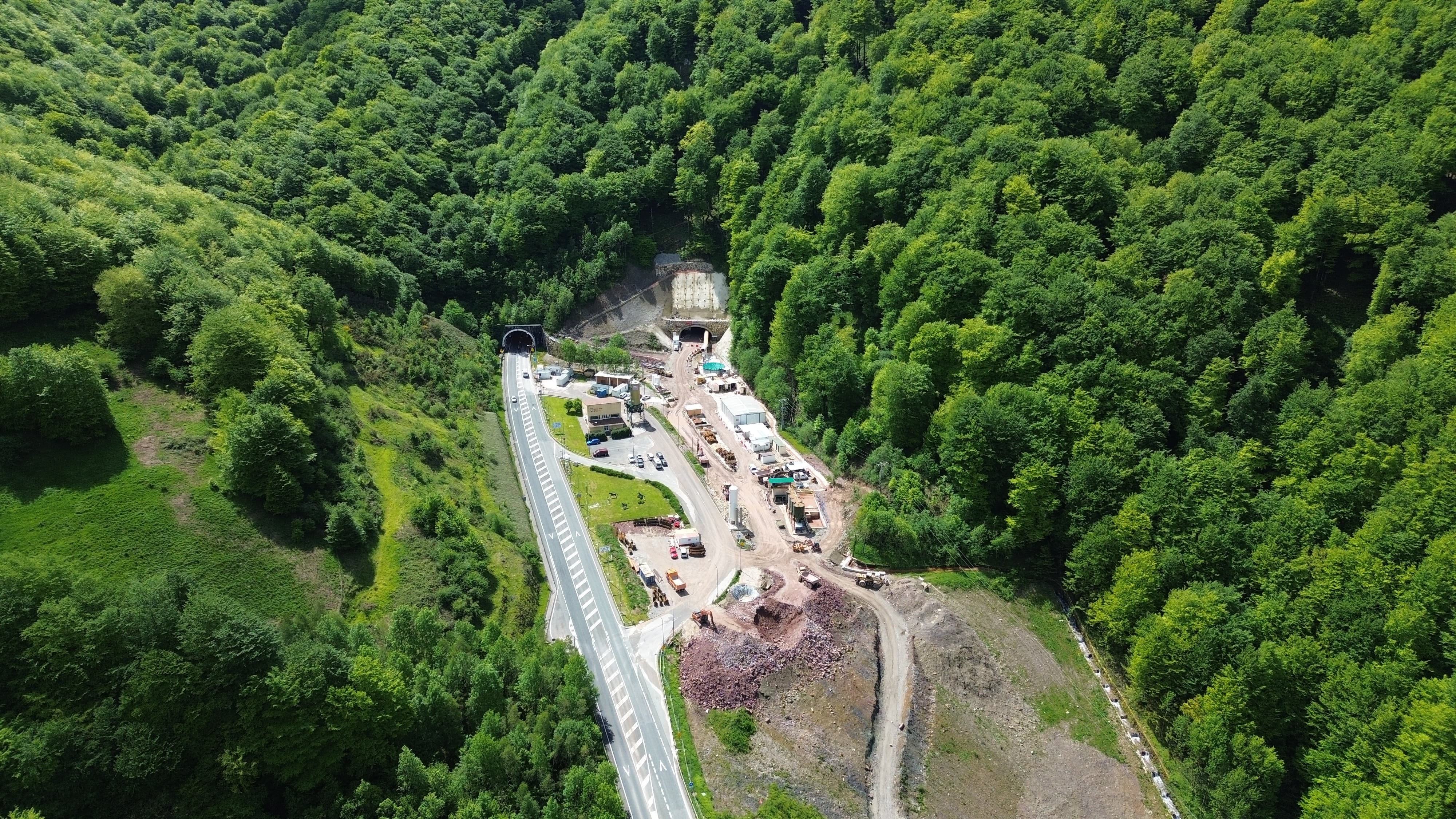 Túnel de Belate para la carretera N-121-A, en Navarra.