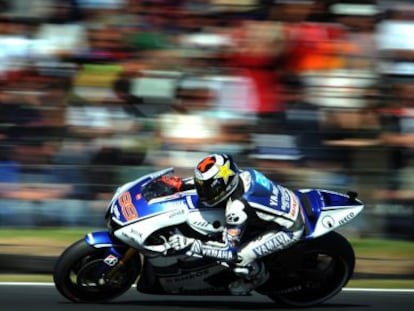 Jorge Lorenzo, durante el GP de Australia