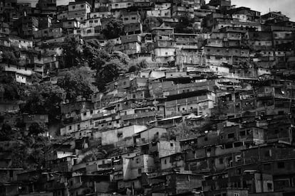 Vista panorâmica do bairro de Catia, no município do Libertador, em Caracas.