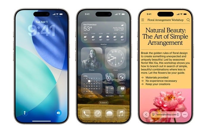 Ya disponible iOS 26, con diseño Liquid Glass y novedades de seguridad y productividad para iPhone