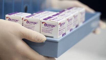 Cajas del tratamiento Botox de Allergan