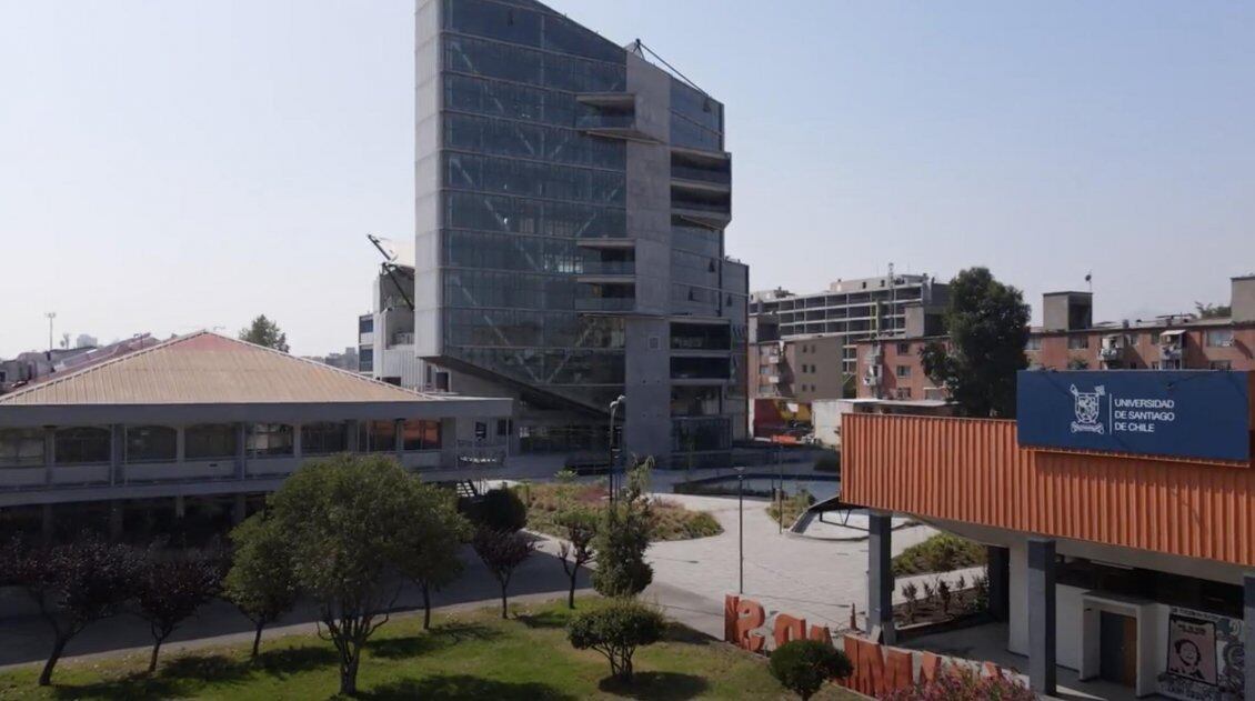 Imagen del Campus de Universidad de Santiago de Chile.