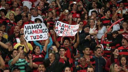 Torcedores do Flamengo.