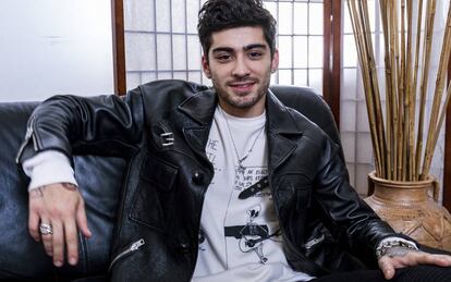 Zayn Malik, en la promoción de su biografía 'Zayn', en California.