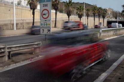 Coches con etiqueta amarilla Barcelona