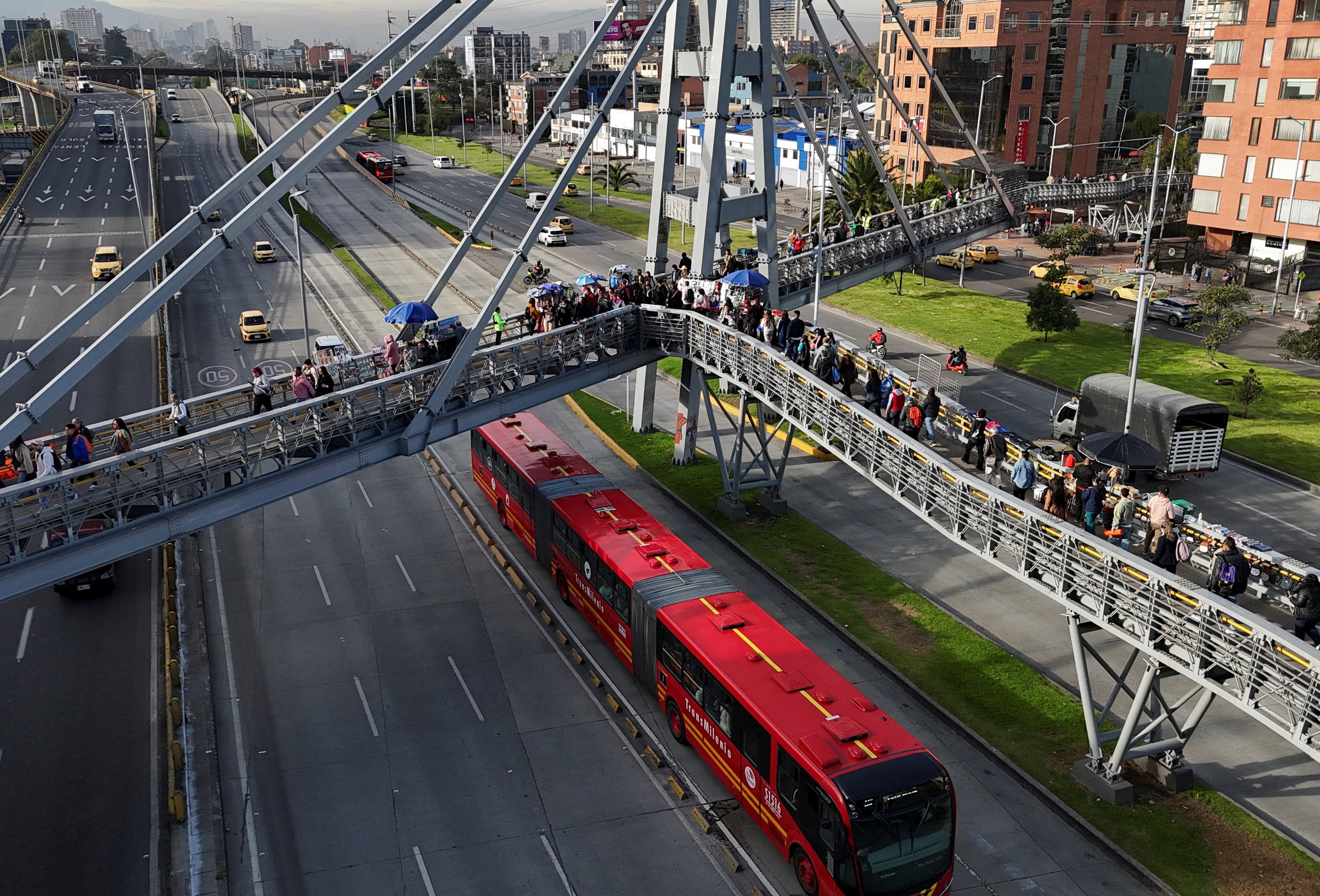 La construcción de TransMilenio por la Carrera Séptima divide a habitantes pobres y adinerados al norte de Bogotá