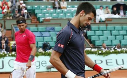 Nadal se cruza con Djokovic