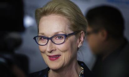 Meryl Streep en un evento reciente en Nueva York. CORDON PRESS