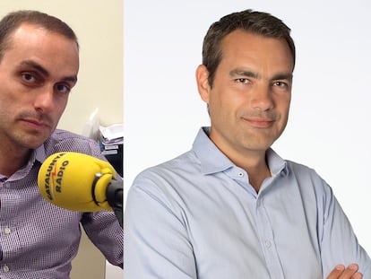 Los nuevos directores de informaticos de TV3, Albert Calatrava (izq.) y de Catalunya Ràdio, Óscar Fernández (der.).