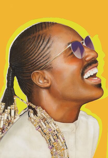 Stevie Wonder (June, 1986). 