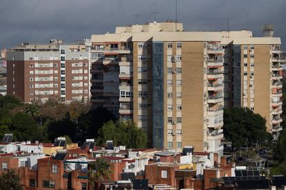 Bloques de pisos de San Pablo en Sevilla.