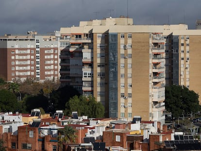 Bloques de pisos de San Pablo en Sevilla.