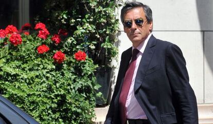 François Fillon, en París.