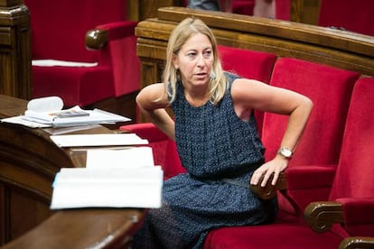 Neus Munté, al Parlament.