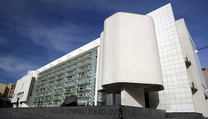 Fachada del Macba de Barcelona.