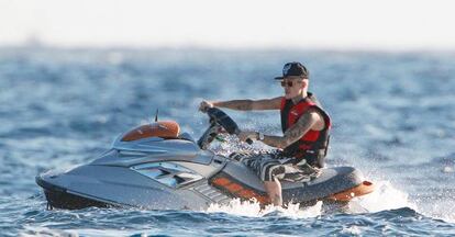 Bieber se ha estrenado este año en la isla.