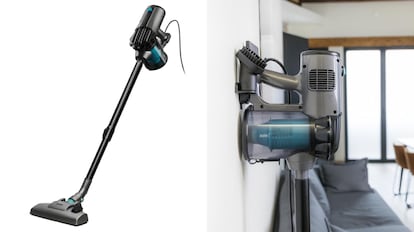 La aspiradora escoba Conga Thunderbrush 560 cuenta con un filtro de alta eficiencia.