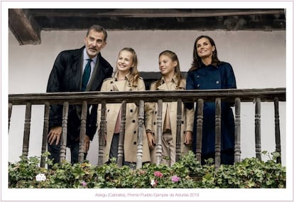 La felicitación de Navidad de los reyes de España, Felipe y Letizia.