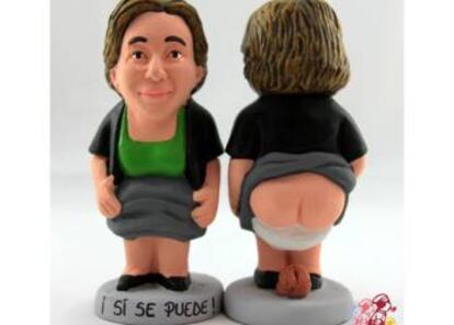 El caganer d'Ada Colau.