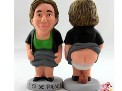 El caganer d'Ada Colau.