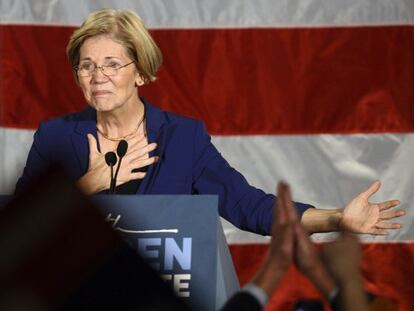 Elizabeth Warren, la gran dama de la izquierda norteamericana.