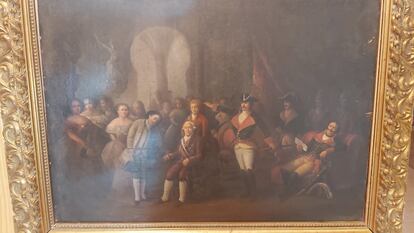 'Las capitulaciones de Carlos IV', cuadro falsamente atribuido a Goya.