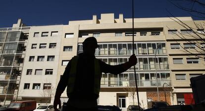 Edificio de viviendas en Vallecas.