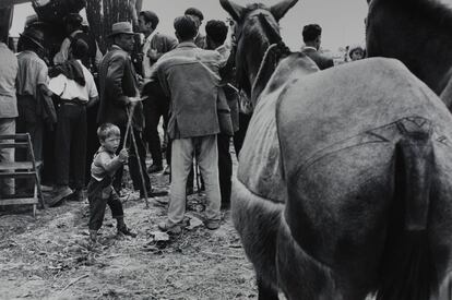 'Feria de Sevilla' o 'Feria de ganado', realizada en 1961 y copiada por el autor en 1992.