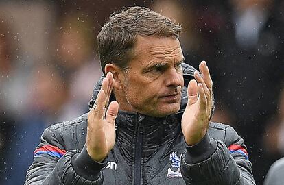 Frank de Boer, al final de su &uacute;ltimo partido como entrenador del Crystal Palace.