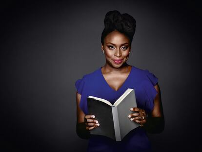 Chimamanda Ngozi, cuando protagonizó la campaña de Boots 7.