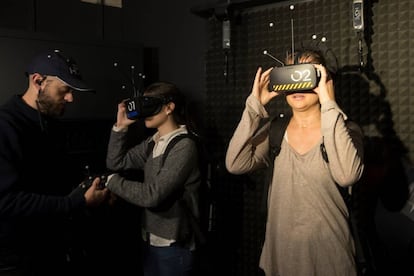 Visitantes de 'The Zone of Hope'.
