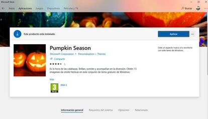 Aquí puedes activar el tema de Halloween de Windows 10