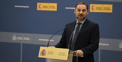 El ministro de Fomento José Luis Ábalos