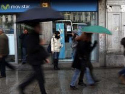 Tienda de Movistar en Madrid.